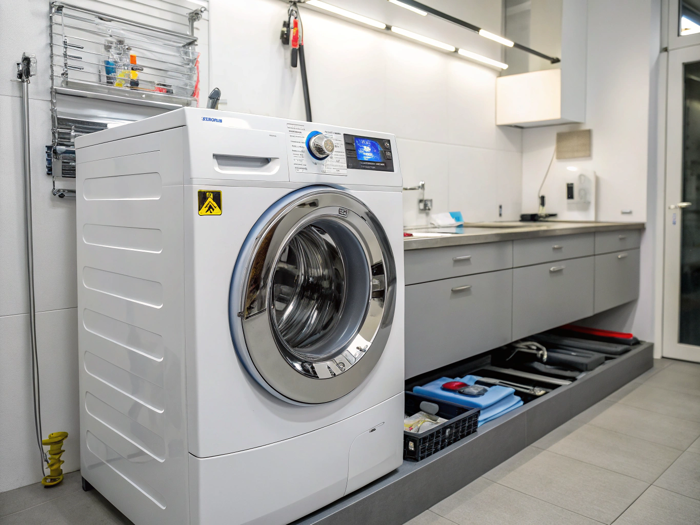 LG front load washing machine direct drive inspection
