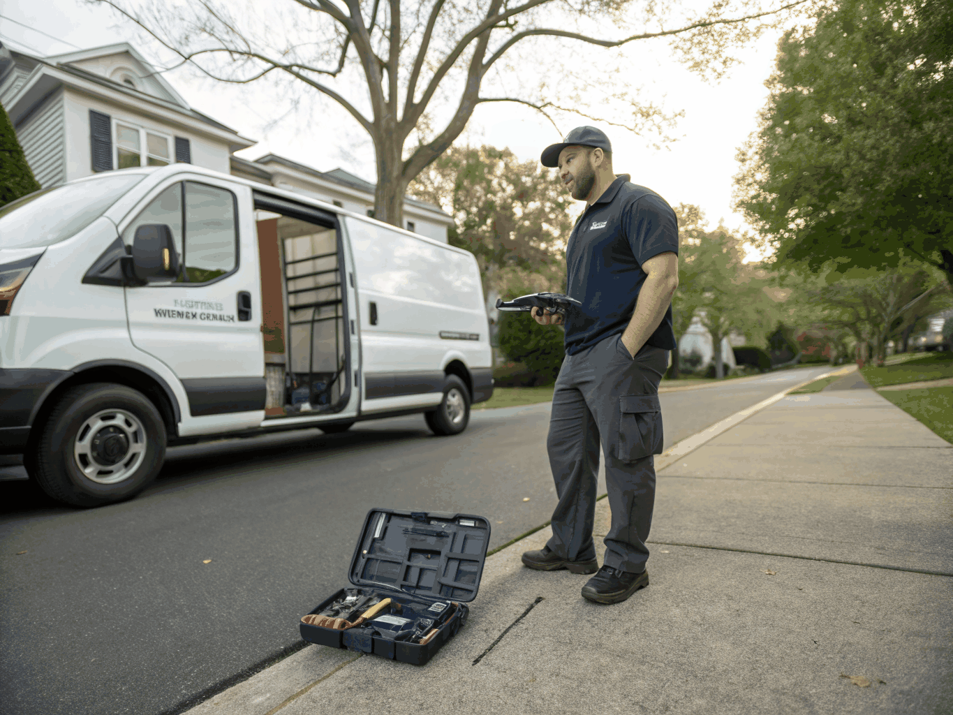 Smyrna Appliance Repair technician van prepared for residential service